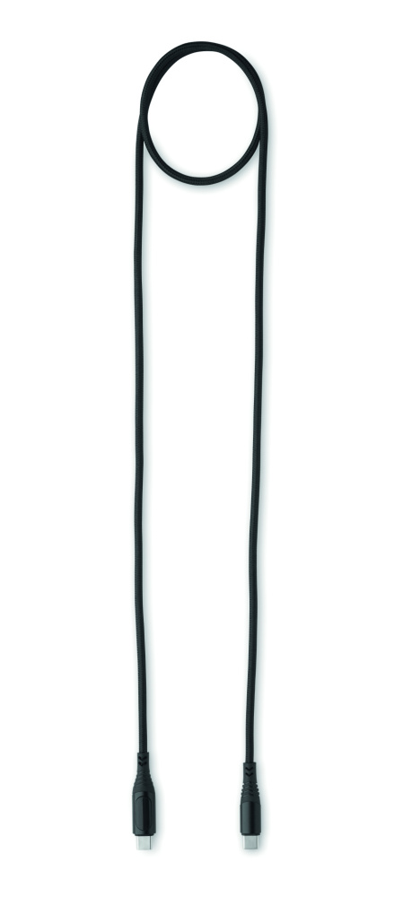 Logo trade promotional merchandise image of: 100W charging cable type-C