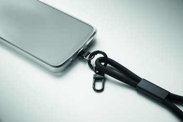 Logo trade promotional giveaways picture of: Charging phone wrist strap 60W