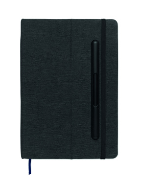Logo trade promotional merchandise image of: A5 notebook with phone holder