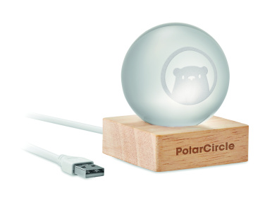 Logotrade promotional item picture of: LED glass ball