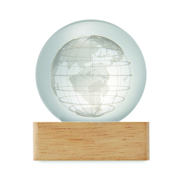 Logo trade corporate gifts picture of: LED globe glass ball