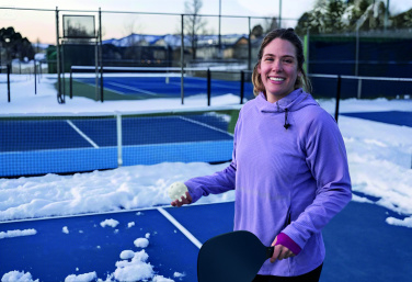 Logo trade promotional giveaways image of: Pickle ball paddle set