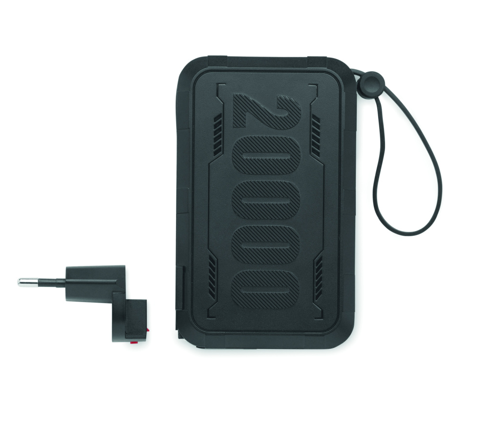 Logo trade corporate gifts picture of: Power bank 20000 mAh in ABS