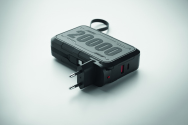 Logo trade promotional gifts image of: Power bank 20000 mAh in ABS