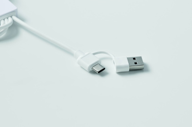 Logotrade promotional merchandise photo of: 2 in 1 charging cable type-C