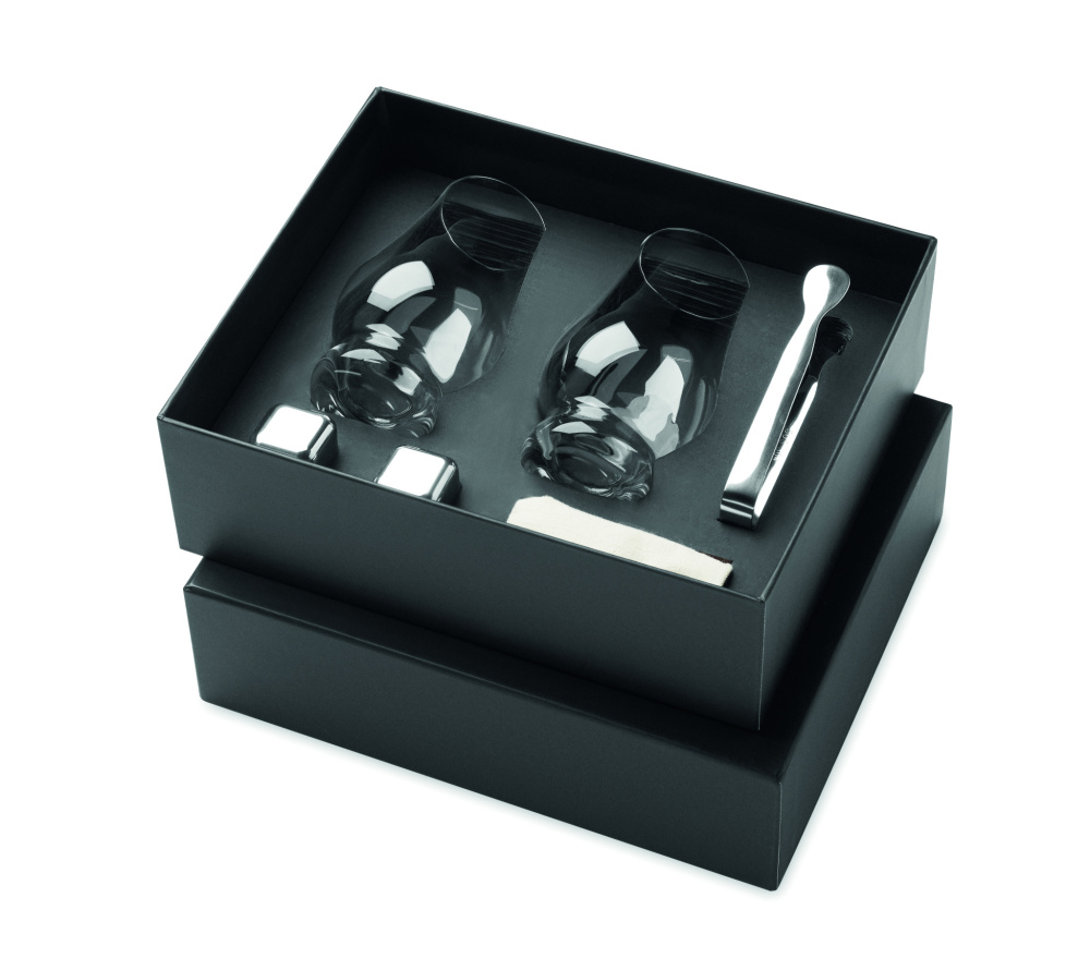 Logo trade promotional gifts image of: Set of whisky tasting glasses