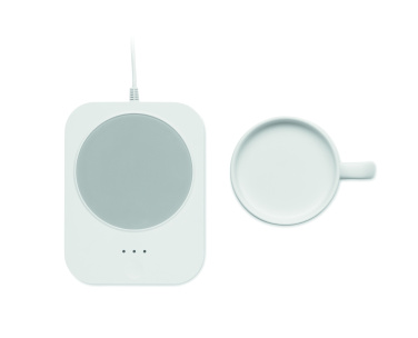Logotrade advertising product image of: Wireless charger mug warmer set