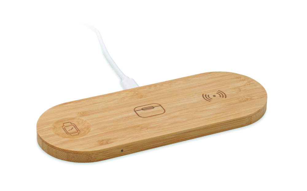 Logo trade advertising products image of: 3 in 1 15W wireless charger