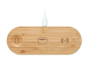 Logotrade corporate gift image of: 3 in 1 15W wireless charger