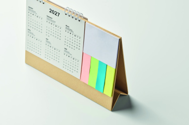 Logotrade business gift image of: Desk calendar with memo pad