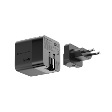 Logotrade promotional gifts photo of: Urban Vitamin Mendocino 65W GaN charger retractable cable