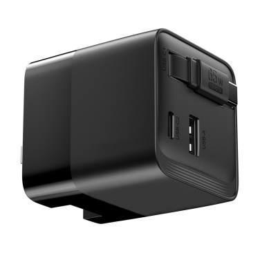 Logotrade promotional merchandise photo of: Urban Vitamin Mendocino 65W GaN charger retractable cable