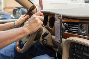 Logotrade promotional giveaway picture of: PowerCruze RCS rplastic 15W magnetic charging car holder