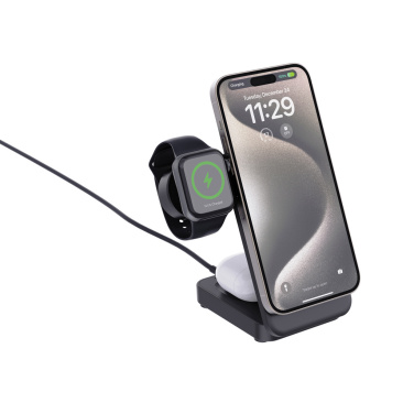 Logotrade promotional product image of: Urban Vitamin Arcadia RCS rplastic 15W 3in1 magnetic charger