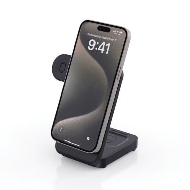 Logotrade promotional product picture of: Urban Vitamin Arcadia RCS rplastic 15W 3in1 magnetic charger