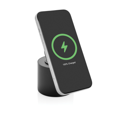 Logo trade promotional giveaway photo of: Magpulse RCS recycled plastic 3W speaker w/magnetic holder