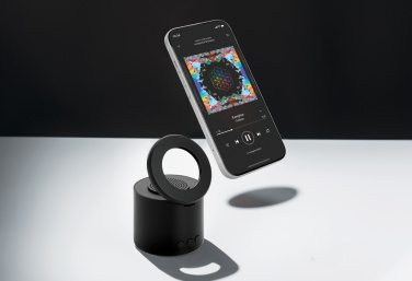 Logo trade promotional merchandise picture of: Magpulse RCS recycled plastic 3W speaker w/magnetic holder