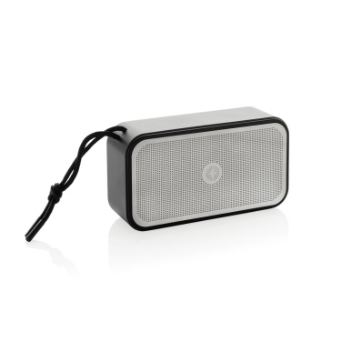 Logo trade promotional giveaways image of: Swiss Peak RCS recycled aluminium 10W bass speaker