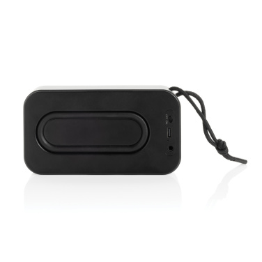 Logo trade promotional items image of: Swiss Peak RCS recycled aluminium 10W bass speaker