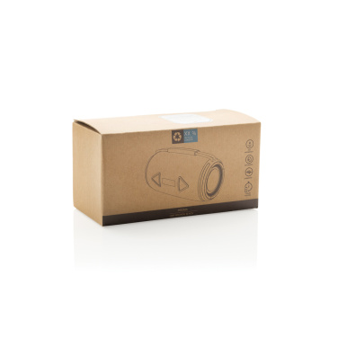 Logo trade promotional merchandise picture of: Prisma RCS recycled plastic IPX 4 waterpoof 16W speaker