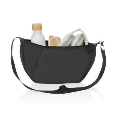 Logo trade promotional product photo of: Crescent XL AWARE™ RPET half moon sling bag