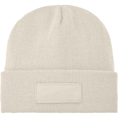 Logo trade promotional merchandise image of: Boreas beanie with patch