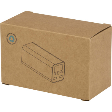 Logo trade corporate gifts image of: Acamar 20.000 mAh 70W recycled aluminium laptop power bank