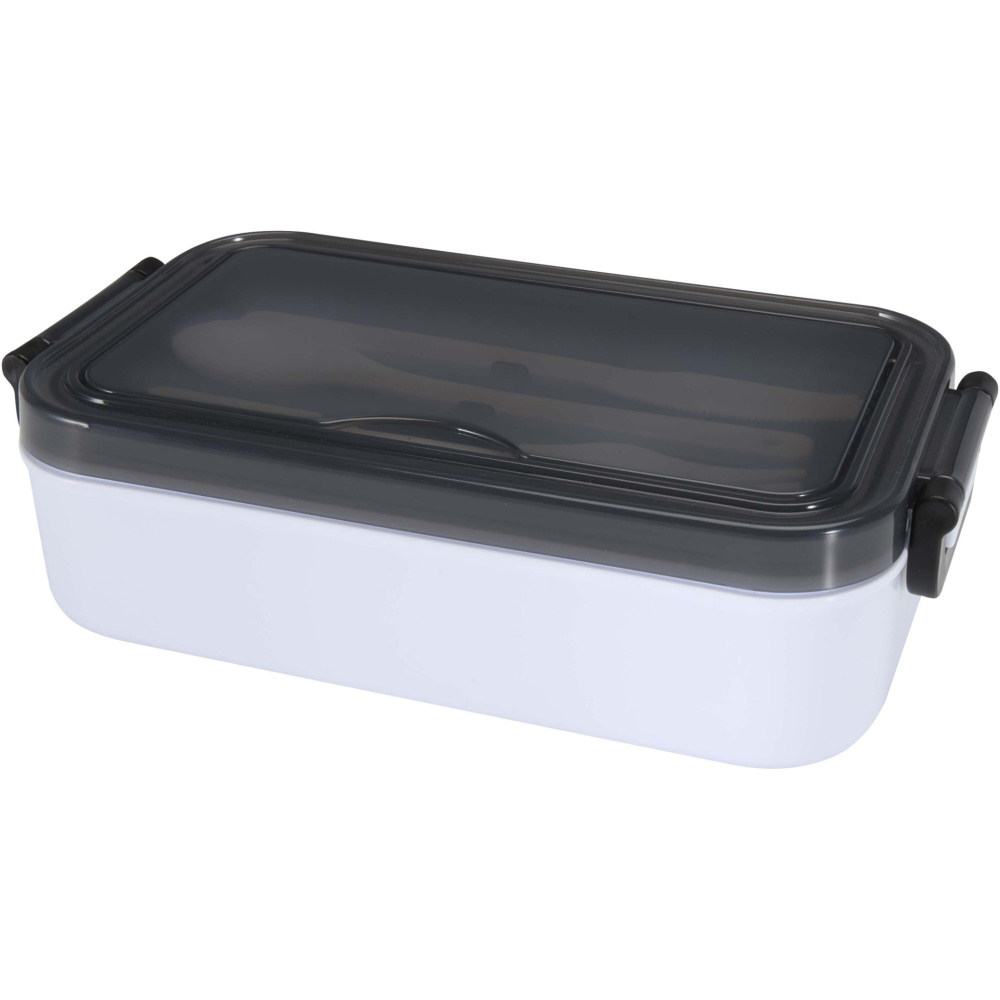 Logo trade promotional product photo of: Snappy lunch box and cutlery set