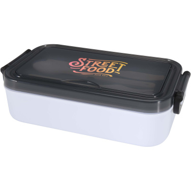 Logo trade promotional merchandise picture of: Snappy lunch box and cutlery set