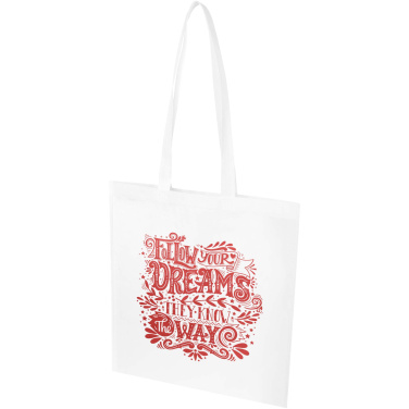 Logo trade promotional item photo of: EcoSeal GRS recycled nonwoven convention tote bag 6L