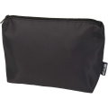 Trip Aware™ recycled travel toiletry pouch 2L, Solid black
