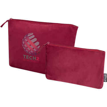 Logotrade business gift image of: Swift GRS recycled velvet toiletry bag set