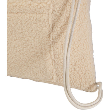 Logotrade promotional merchandise picture of: Bear GRS recycled sherpa drawstring backpack 9L