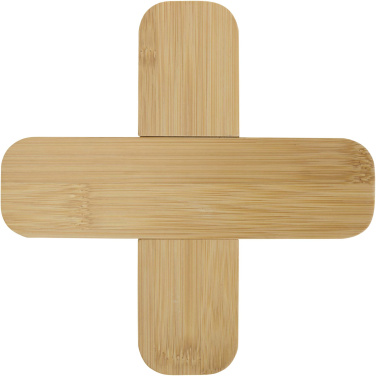 Logotrade promotional giveaways photo of: Croc bamboo trivet - large