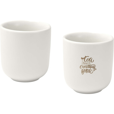 Logotrade business gift image of: Male 90 ml ceramic espresso cups - set of 2