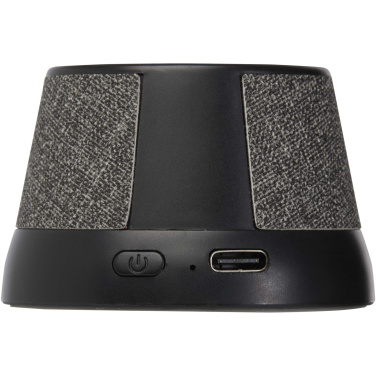 Logo trade corporate gifts image of: Horna 3W recycled plastic magnetic wireless speaker