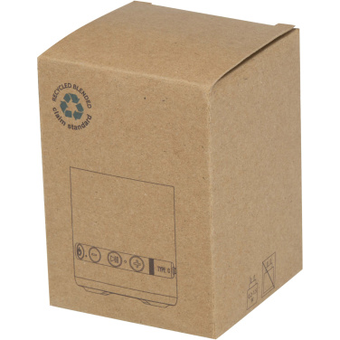 Logo trade promotional gift photo of: Hunor 3W recycled plastic wireless speaker