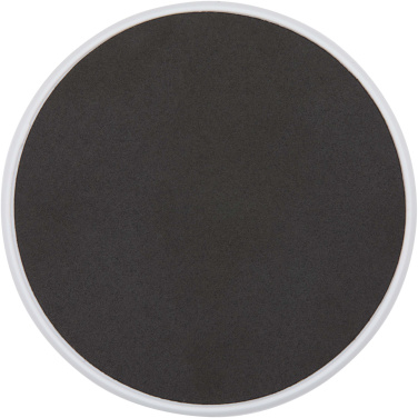 Logotrade promotional products photo of: Alcor recycled plastic foldeable magnetic phone stand with bamboo details