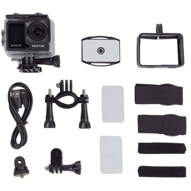 Logotrade promotional gift image of: Prixton DV670 4K dual screen action camera
