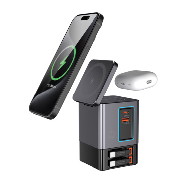 Logotrade business gift image of: Urban Vitamin Sacramento 105W GAN charger+retractable cables