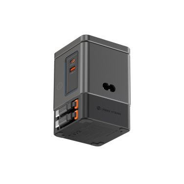 Logo trade promotional products picture of: Urban Vitamin Sacramento 105W GAN charger+retractable cables
