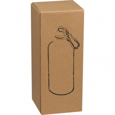 Logo trade promotional products image of: Stainless steel bottle New York