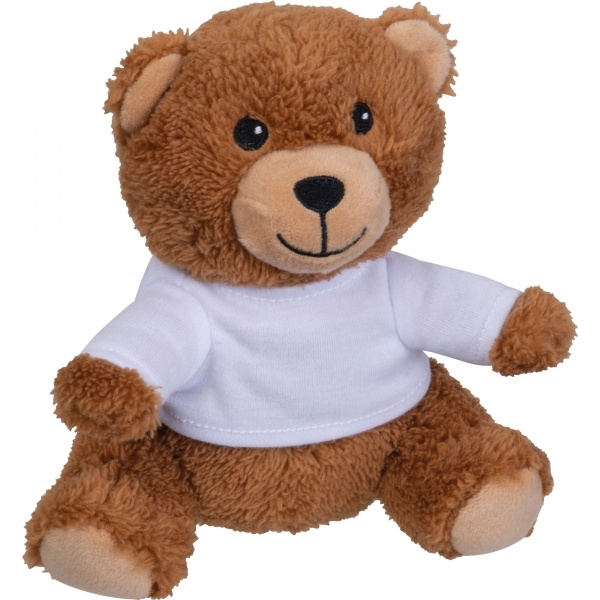 Logotrade corporate gift image of: Plush teddy bear HELSINKI