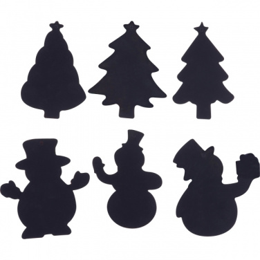 Logo trade promotional gifts picture of: Scratch-off Christmas ornaments SOUTH POLE