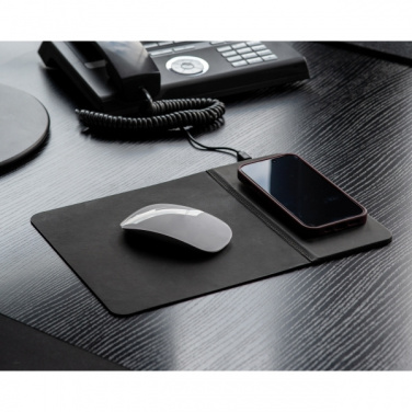 Logo trade advertising product photo of: Mousepad with Wireless Charging ROTHERHAM