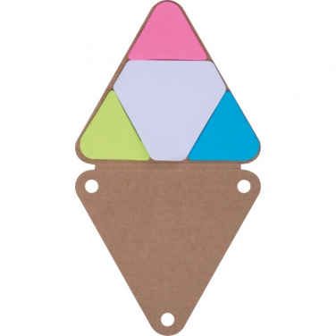 Logo trade promotional products image of: Sticky Note Booklet BOSTON