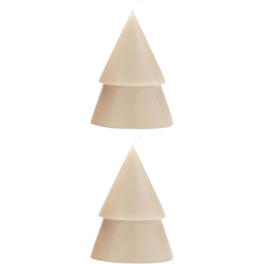 Logotrade promotional merchandise photo of: Originalhome Xmas tree candle set of 2 - M