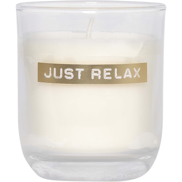 Logo trade corporate gifts picture of: Wellmark Discovery 250 ml hand soap dispenser and 150 g scented candle set