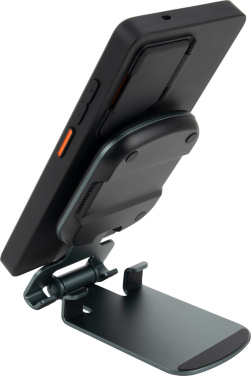 Logo trade promotional gift photo of: Phone holder with wireless charger