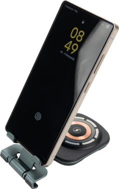 Logotrade promotional giveaway image of: Phone holder with wireless charger